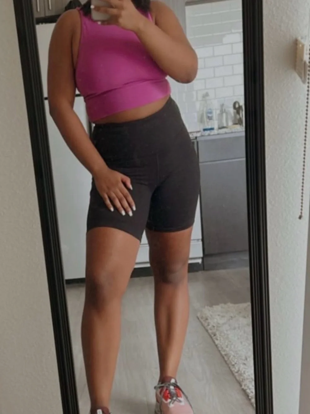 Lululemon Magenta Crop Tank Top
